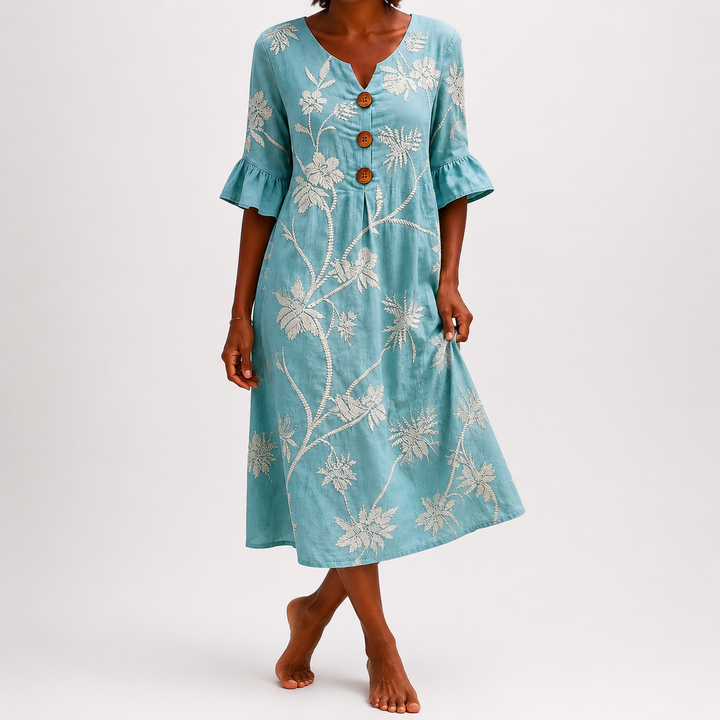 Jolene Casual Floral Print Dress