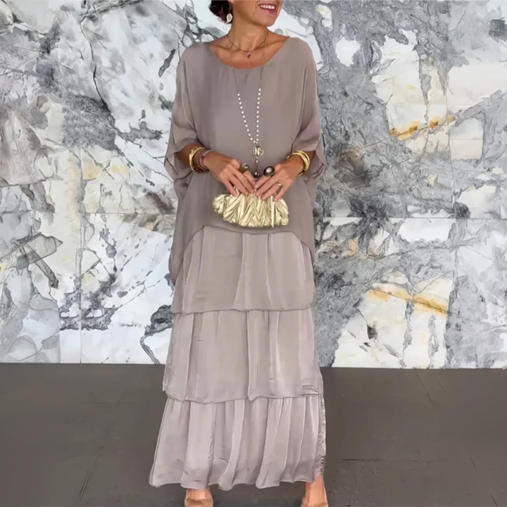 Rosie Elegant and Flowing Maxi Dress